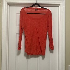 Express - women’s linen shirt with cinched sleeves - size small